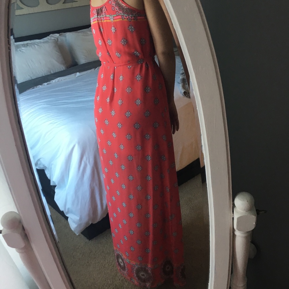 Coral Maxi Dress - Picture 3 of 3